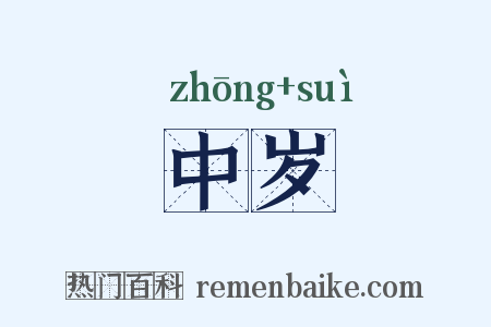 中岁是什么意思的图片